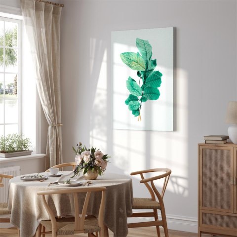 Obraz - Miętowa gracja (1-częściowy) pionowy 40x60 Standard