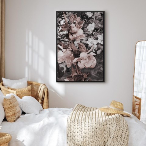 Obraz - Balans w naturze (1-częściowy) pionowy 60x90 W ramie drewnianej czarnej