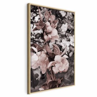 Obraz - Balans w naturze (1-częściowy) pionowy 60x90 W ramie drewnianej naturalnej
