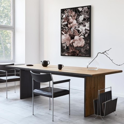 Obraz - Balans w naturze (1-częściowy) pionowy 80x120 W ramie drewnianej czarnej