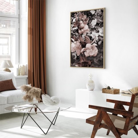 Obraz - Balans w naturze (1-częściowy) pionowy 80x120 W ramie drewnianej naturalnej