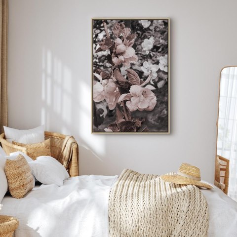 Obraz - Balans w naturze (1-częściowy) pionowy 80x120 W ramie drewnianej naturalnej