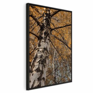 Obraz - Jesienna kolorystyka (1-częściowy) pionowy 40x60 W ramie drewnianej czarnej