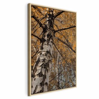 Obraz - Jesienna kolorystyka (1-częściowy) pionowy 60x90 W ramie drewnianej naturalnej