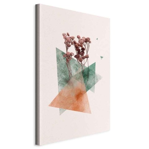 Obraz - Modernistyczny kwiat (1-częściowy) pionowy 40x60 Na płótnie włoskim