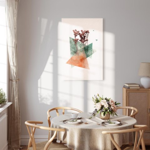 Obraz - Modernistyczny kwiat (1-częściowy) pionowy 60x90 Standard