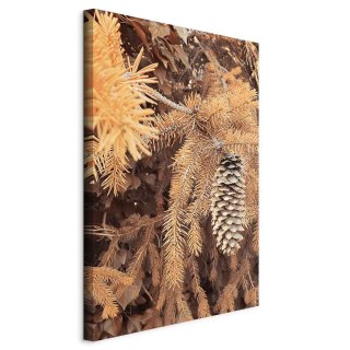 Obraz - Złota szyszka (1-częściowy) pionowy 80x120 Standard