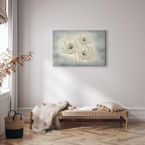 Obraz - Kwiaty oceanu (1-częściowy) szeroki 90x60 Standard