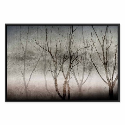 Obraz - Zapach mgły (1-częściowy) szeroki 120x80 W ramie drewnianej czarnej