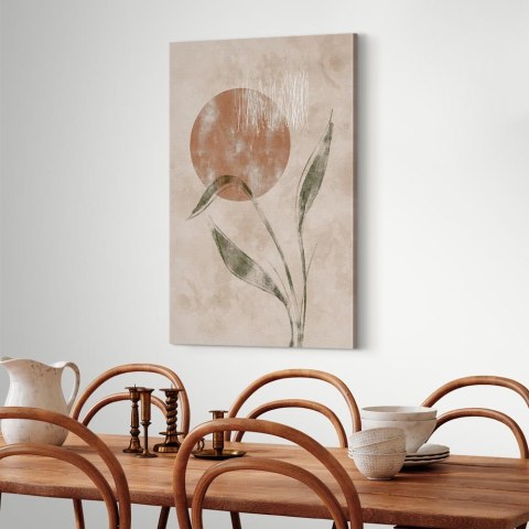 Obraz - Jesienny wschód słońca (1-częściowy) pionowy 20x30 Akustyczny