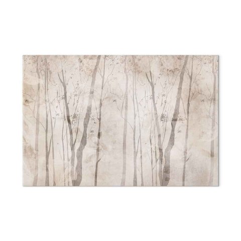 Obraz - Beżowy las myśli (1-częściowy) szeroki 30x20 Premium Print