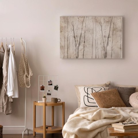 Obraz - Beżowy las myśli (1-częściowy) szeroki 30x20 Premium Print