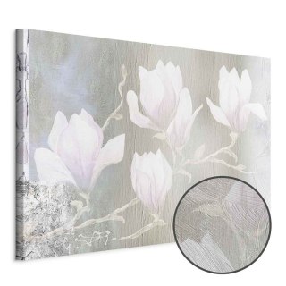 Obraz - Białe magnolie (1-częściowy) szeroki 30x20 Premium Print