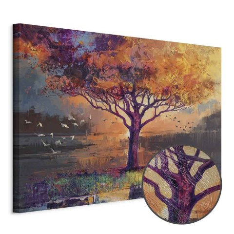 Obraz - Jesienne szkice (1-częściowy) szeroki 30x20 Premium Print