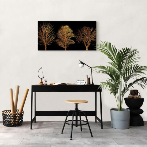 Obraz - Złoty las (1-częściowy) szeroki 60x30 Standard