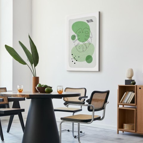 Obraz - Zielona estetyka Monstery (1-częściowy) pionowy 40x60 Standard