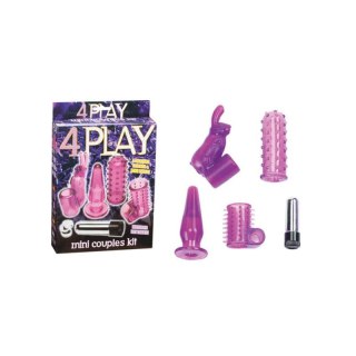 4 Play Couples Zestaw nakładek i pocisk wibrujący