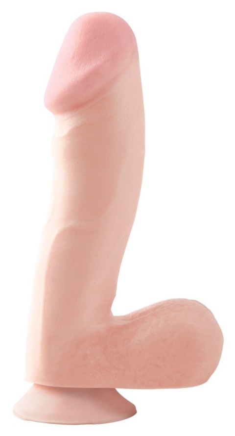 Basix Rubber Works Dildo z jądrami i przyssawką