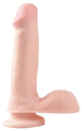 Basix Rubber Works Dildo z jądrami i przyssawką