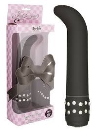 CRYSTAL G-SPOT Wibrator z cyrkoniami czarny