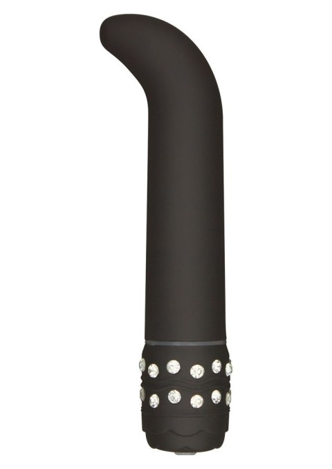 CRYSTAL G-SPOT Wibrator z cyrkoniami czarny