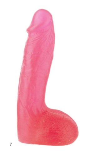 Dildo XSkin Transparent Pink 17,5 cm