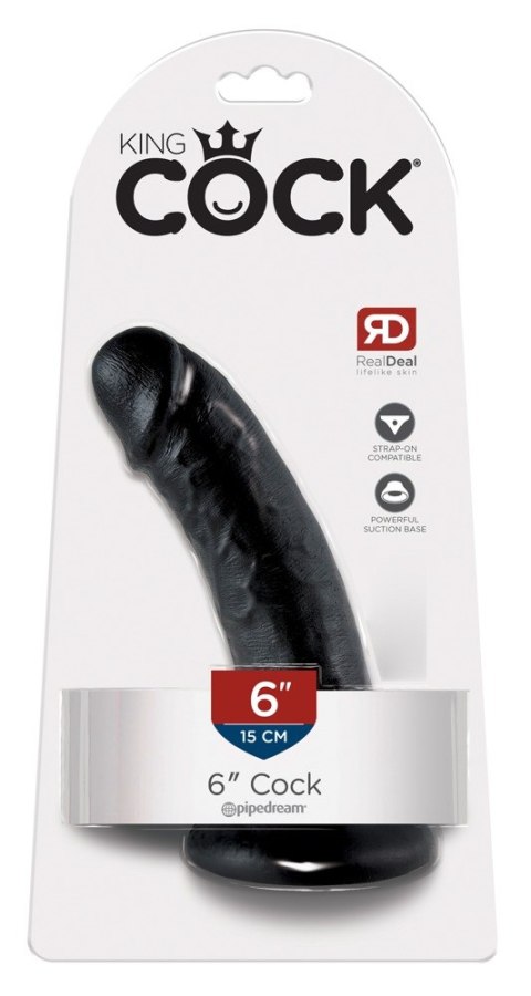 Dildo z przyssawką King Cock dł.15 cm