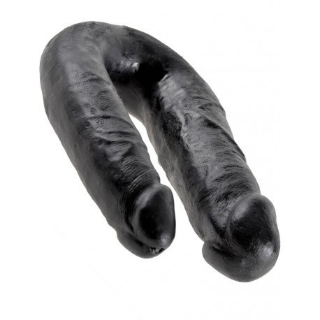 King Cock U-Shaped Medium Dwustronne Dildo