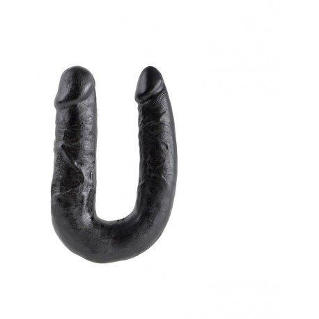 King Cock U-Shaped Medium Dwustronne Dildo