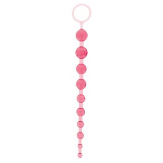 Oriental Jelly Butt Beads Różowe Koraliki Analne
