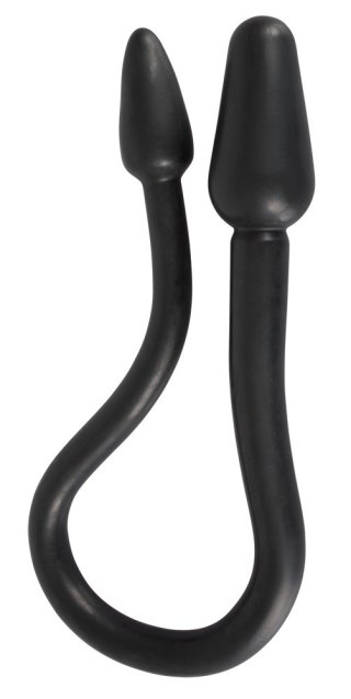 Podwójne dildo Double Plug Black 78 cm