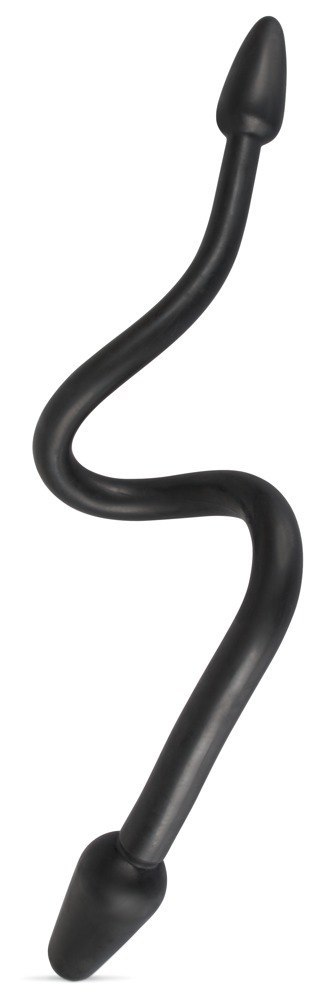 Podwójne dildo Double Plug Black 78 cm