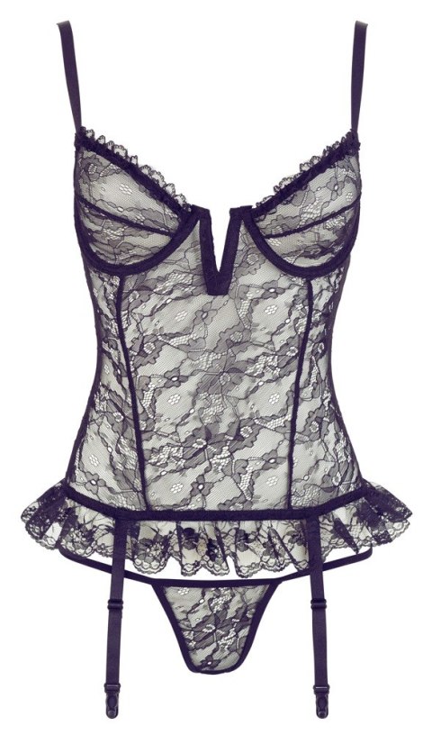 Seksowny Basque Gorsetowy top do pończoch 85C/L