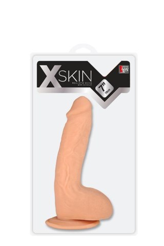 XSkin Dildo przyssawką i jądrami 17,5 cm