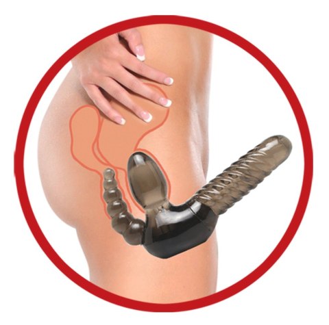 StrapOn i stymulator analny