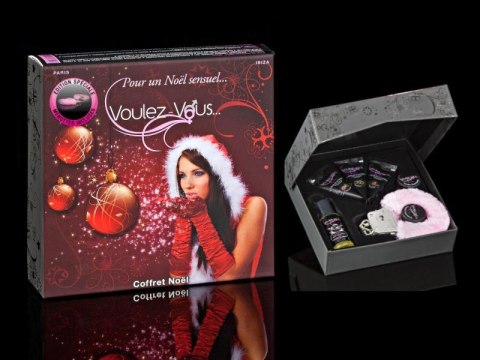 Voulez-Vous Christmas pudełko do masażu z kajdankami