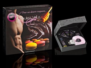 Voulez-Vous Dessert pudełko do masażu z kajdankami