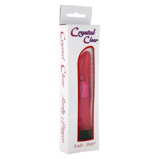 Wibrator Lady Finger Clear PINK