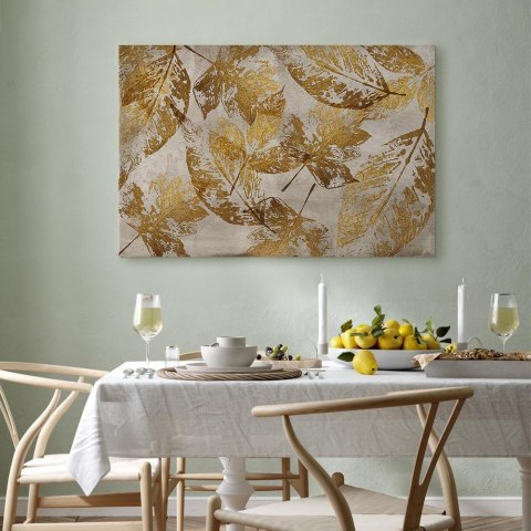 Obraz - Złota mozaika (1-częściowy) szeroki 60x40 Standard