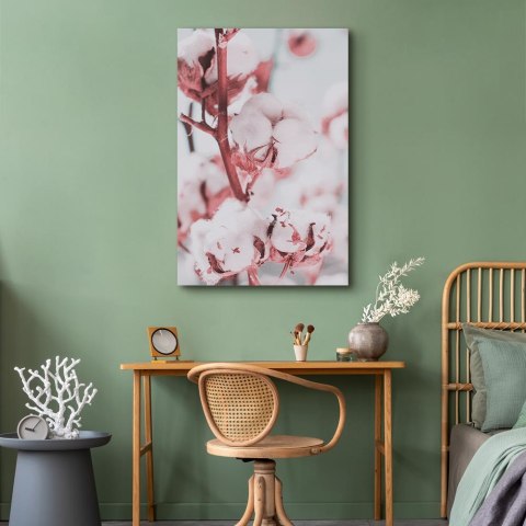 Obraz - Bawełna w rozkwicie (1-częściowy) pionowy 20x30 Premium Print