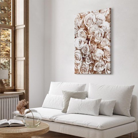 Obraz - Różany ogród (1-częściowy) pionowy 20x30 Na płótnie włoskim