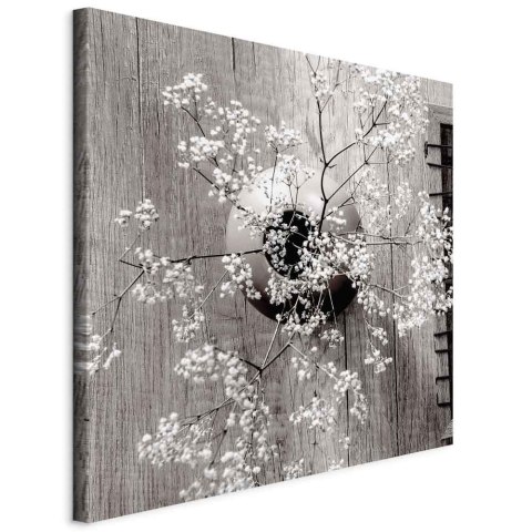 Obraz - Suszone kwiaty (1-częściowy) kwadrat 60x60 Standard