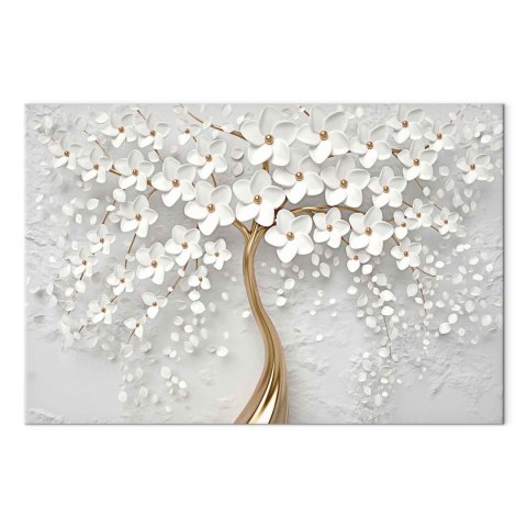 Obraz - Czarodziejska magnolia (1-częściowy) szeroki 60x40 Standard
