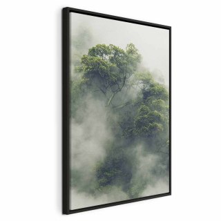 Obraz - Mglista Amazonia (1-częściowy) pionowy 80x120 W ramie drewnianej czarnej