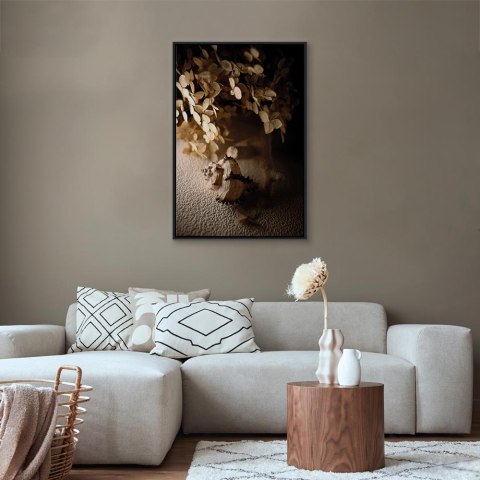 Obraz - Szumiąca muszla (1-częściowy) pionowy 40x60 W ramie drewnianej czarnej