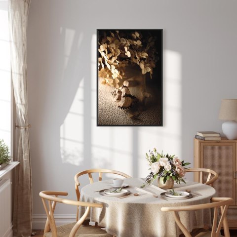Obraz - Szumiąca muszla (1-częściowy) pionowy 60x90 W ramie drewnianej czarnej