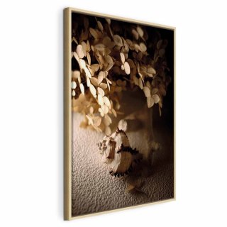 Obraz - Szumiąca muszla (1-częściowy) pionowy 80x120 W ramie drewnianej naturalnej