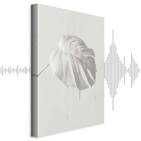 Obraz - Jasna monstera (1-częściowy) pionowy 20x30 Akustyczny