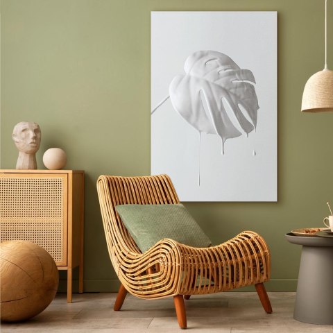 Obraz - Jasna monstera (1-częściowy) pionowy 20x30 Akustyczny