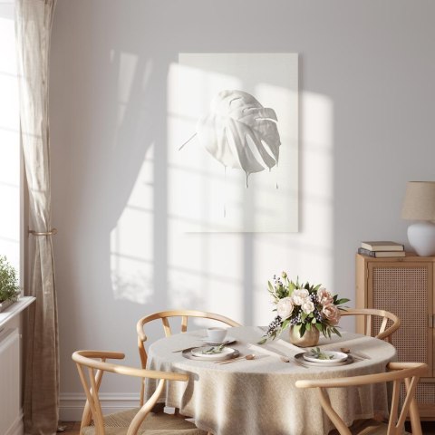 Obraz - Jasna monstera (1-częściowy) pionowy 20x30 Akustyczny